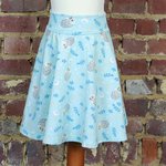 Zwierige rok met sneeuwuilen maat 116 (6 jaar)